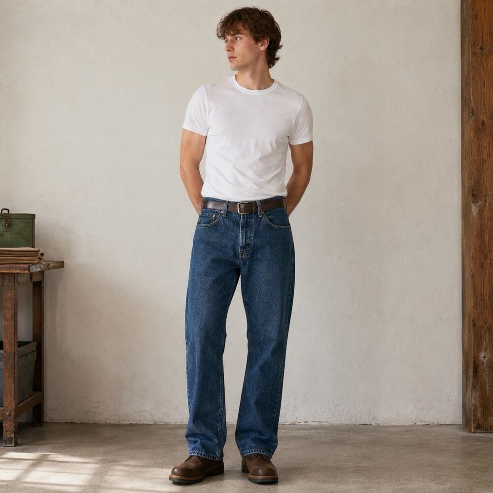 Levi’s 559 Men’s Jeans 31x30 Relaxed Straight Dark Wash 100% Cotton Blue Denim